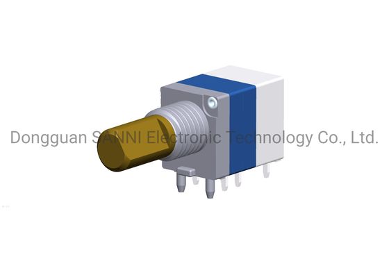 RV8711GS Dual Unit Rotary Potentiometer Square Shape For Volume Control