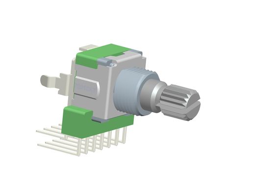 RS121AB7 12mm Electronic Rotary Switch Sealed Band For Channel Selection