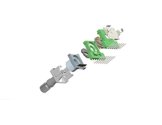 RS121AB7 12mm Electronic Rotary Switch Sealed Band For Channel Selection