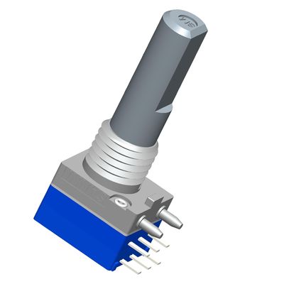 16 Dedent Rotary Pulse Encoder Metal Shaft Sealed With 20000 Cycles