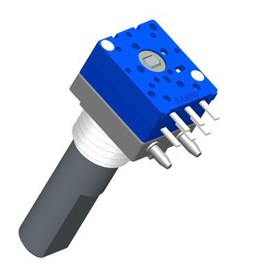 16 Dedent Rotary Pulse Encoder Metal Shaft Sealed With 20000 Cycles