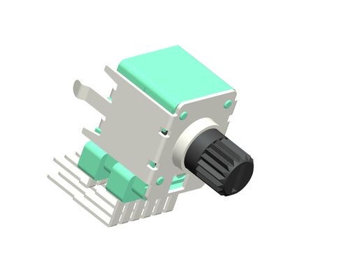 Low Price Performance Rotary Adjustable Resistor 500VAC 6mm Shaft Insulation Resistance 100MΩ Plastic Metal