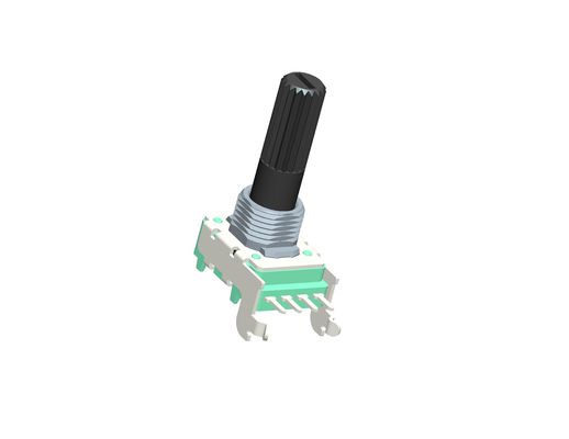 Low Price Single Gang Rotary Potentiometer Plastic/Metal Shaft Through Hole/DIP Mount 100MΩ Insulation Resistance