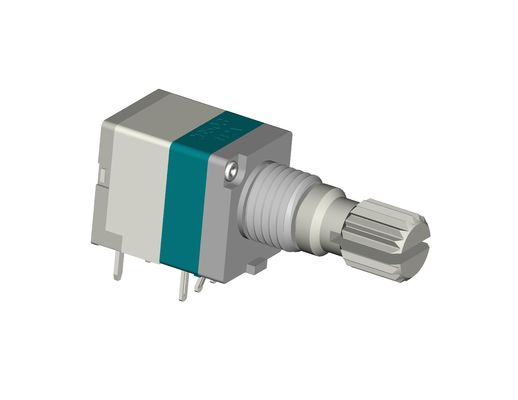 Rotary Potentiometer Device Single Or Dual Gang PCB Lug Terminal ±20% Resistance Tolerance