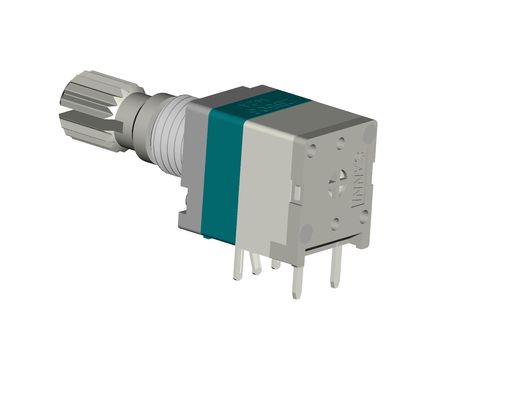Rotary Potentiometer Device Single Or Dual Gang PCB Lug Terminal ±20% Resistance Tolerance
