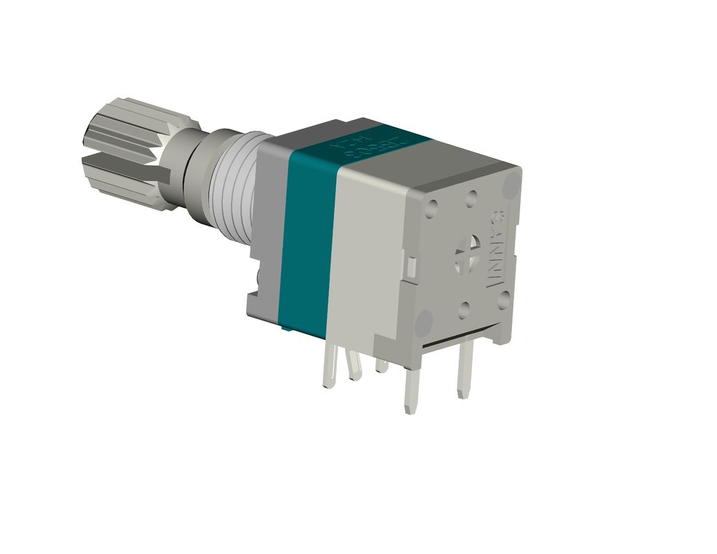Rotary Potentiometer Device Single Or Dual Gang PCB Lug Terminal ±20% Resistance Tolerance