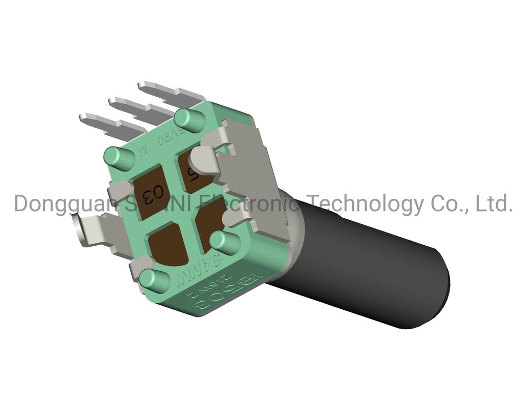 9mm Rotary Potentiometer with Insulation Resistance 100MΩ Min Shaft Length 6mm-20mm Normal Or Customized