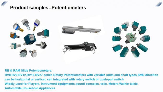 RV9110NMKQ-Einheits-Metallwelle Siegelpotentiometer-Schalter