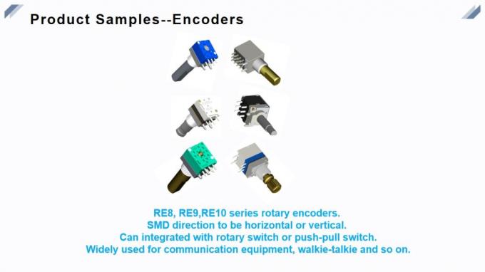 RE6010M 6mm Mini Rotary Encoder mit Stoß-Schalter